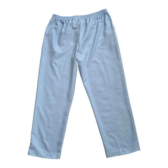 WHITE STAG Womens Ladies Petite Size 16P Blue Pull On High Rise Pants 28" Inseam - Picture 2 of 6